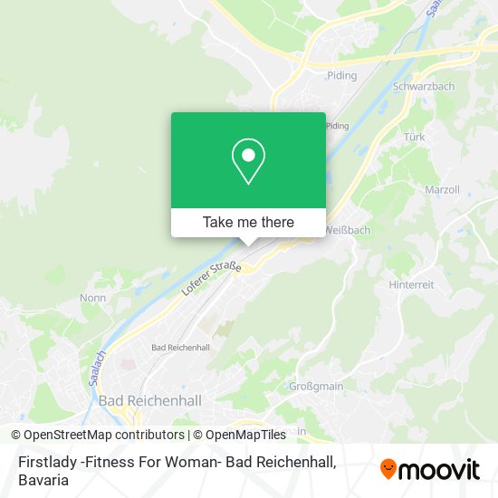 Firstlady -Fitness For Woman- Bad Reichenhall map