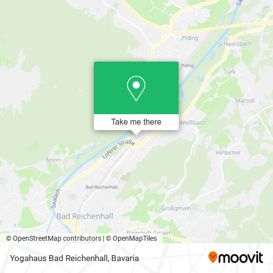 Карта Yogahaus Bad Reichenhall