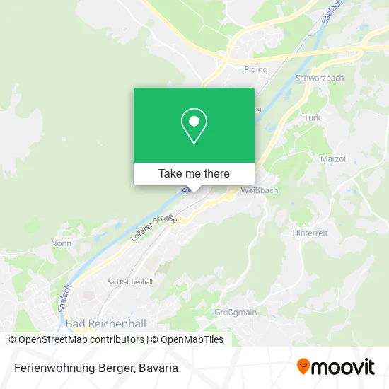 Карта Ferienwohnung Berger