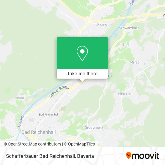 Карта Schafferbauer Bad Reichenhall