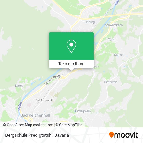 Bergschule Predigtstuhl map