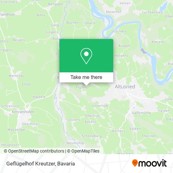 Geflügelhof Kreutzer map