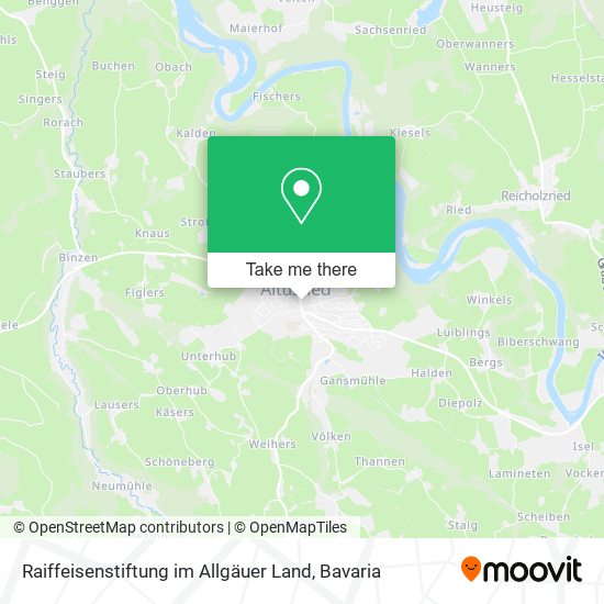 Raiffeisenstiftung im Allgäuer Land map