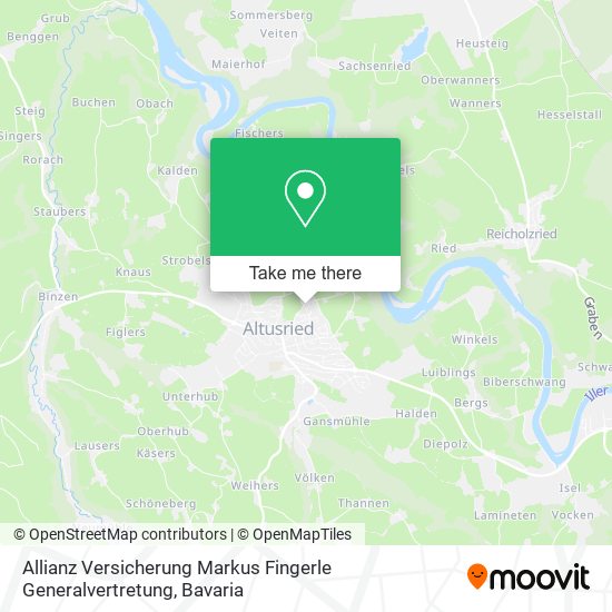 Allianz Versicherung Markus Fingerle Generalvertretung map