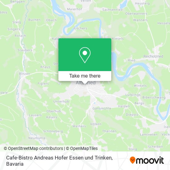 Cafe-Bistro Andreas Hofer Essen und Trinken map