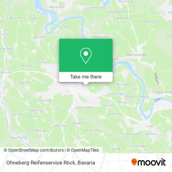 Карта Ohneberg Reifenservice Röck