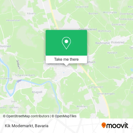Карта Kik Modemarkt