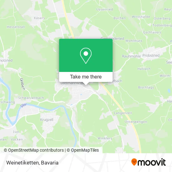 Карта Weinetiketten