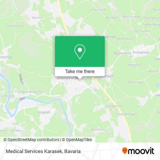 Medical Services Karasek map