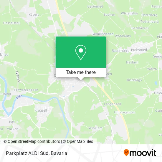 Карта Parkplatz ALDI Süd