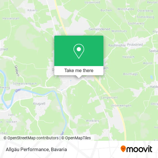 Карта Allgäu Performance