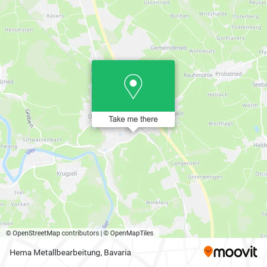 Карта Hema Metallbearbeitung