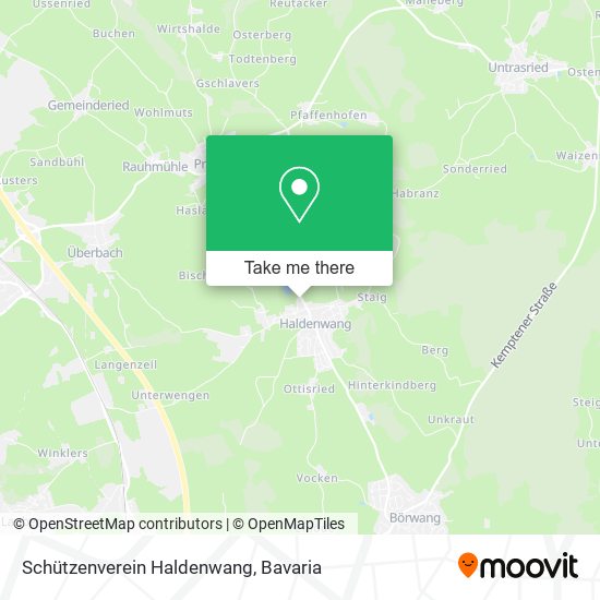 Schützenverein Haldenwang map