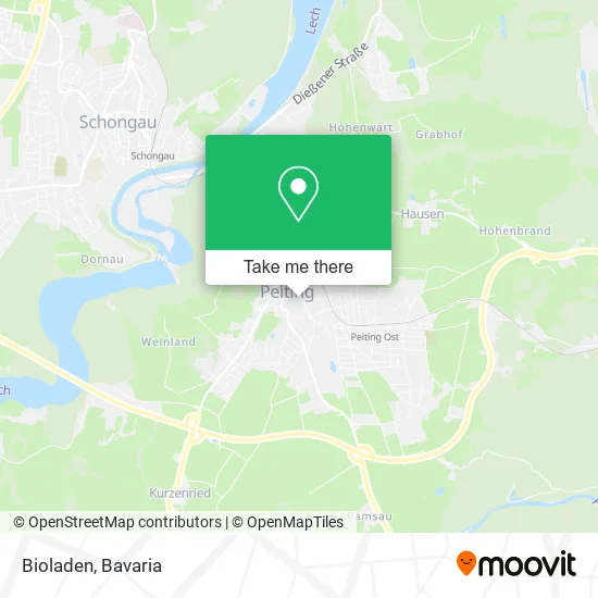 Карта Bioladen