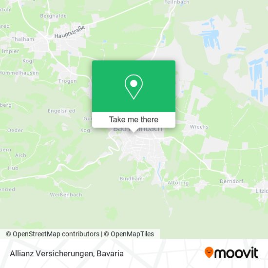 Allianz Versicherungen map