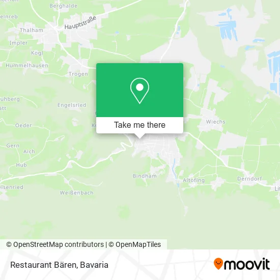 Карта Restaurant Bären