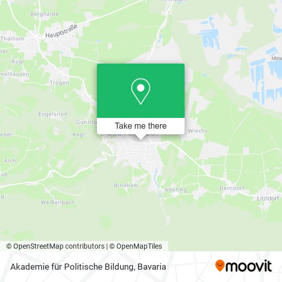 Akademie für Politische Bildung map