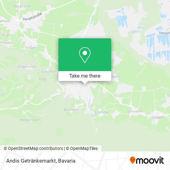 Andis Getränkemarkt map