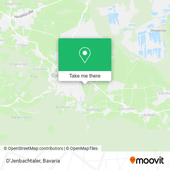 Карта D'Jenbachtaler