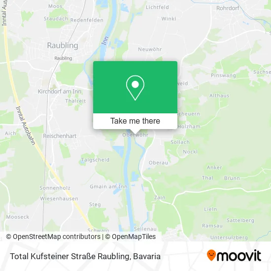 Карта Total Kufsteiner Straße Raubling