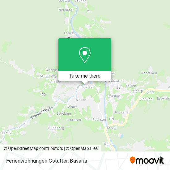 Ferienwohnungen Gstatter map