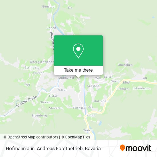 Hofmann Jun. Andreas Forstbetrieb map