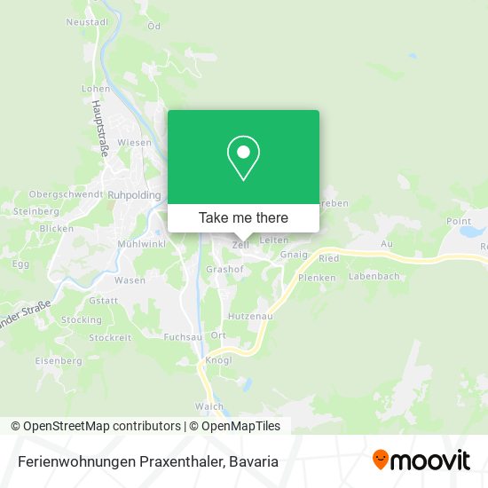 Ferienwohnungen Praxenthaler map