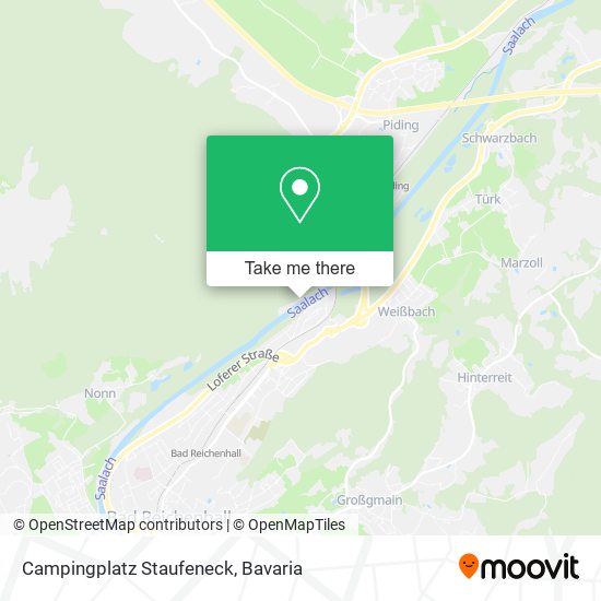 Campingplatz Staufeneck map