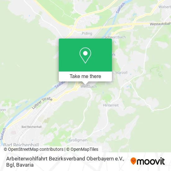 Карта Arbeiterwohlfahrt Bezirksverband Oberbayern e.V., Bgl