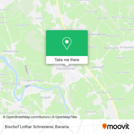 Bischof Lothar Schreinerei map