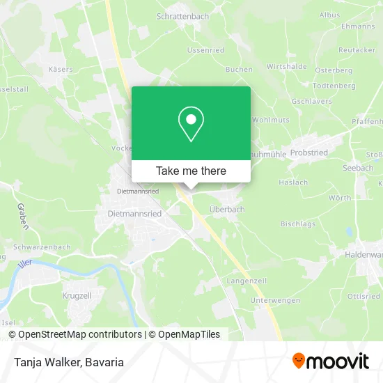 Карта Tanja Walker