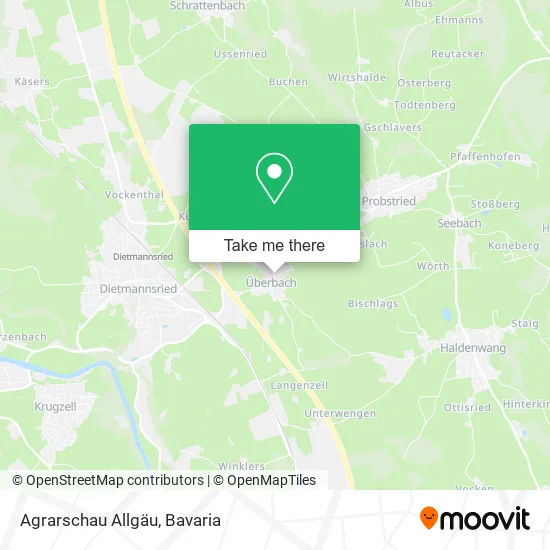 Карта Agrarschau Allgäu