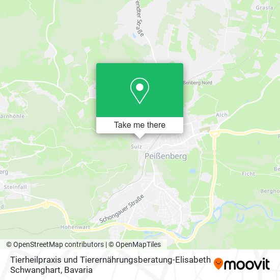 Tierheilpraxis und Tierernährungsberatung-Elisabeth Schwanghart map