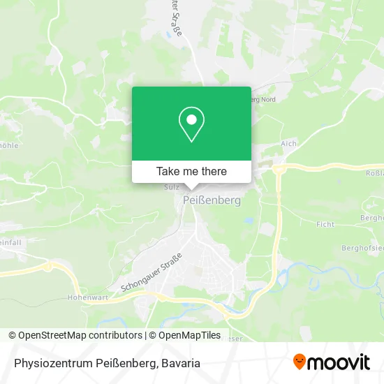 Карта Physiozentrum Peißenberg