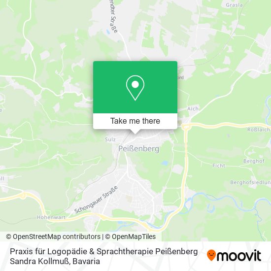 Praxis für Logopädie & Sprachtherapie Peißenberg Sandra Kollmuß map