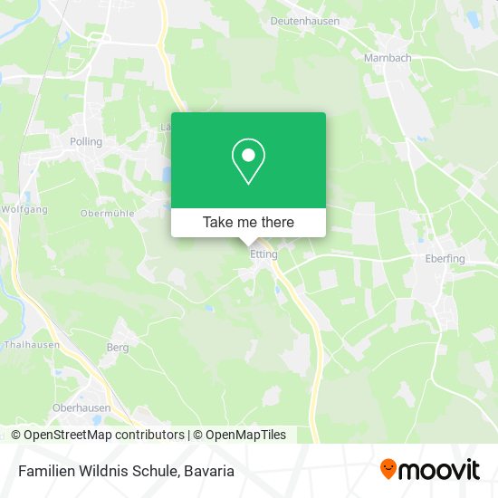 Familien Wildnis Schule map