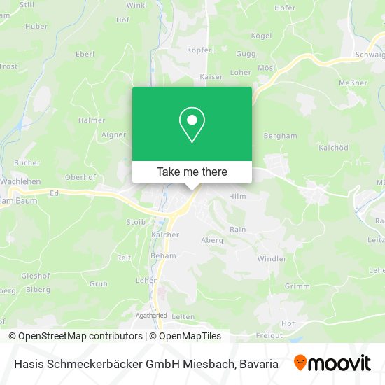 Hasis Schmeckerbäcker GmbH Miesbach map