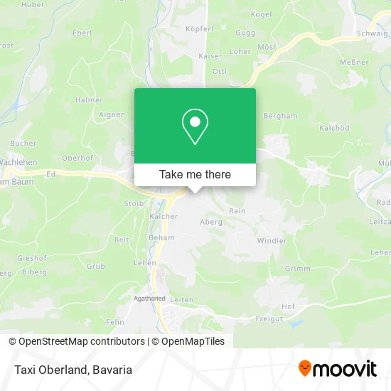 Карта Taxi Oberland