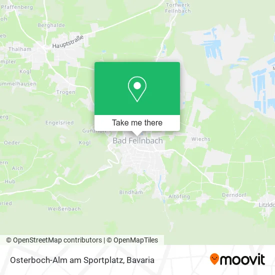 Карта Osterboch-Alm am Sportplatz