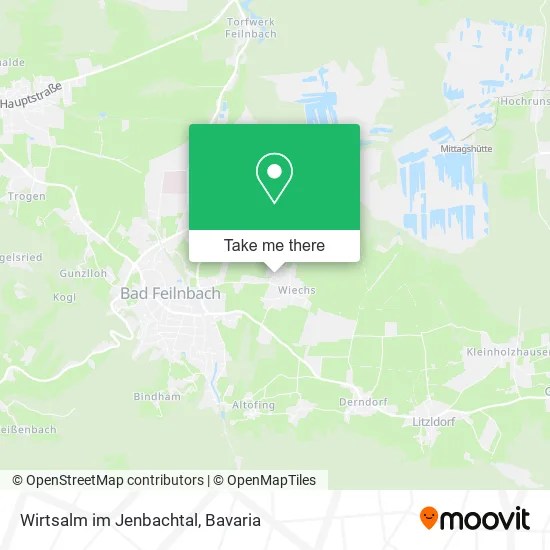 Карта Wirtsalm im Jenbachtal