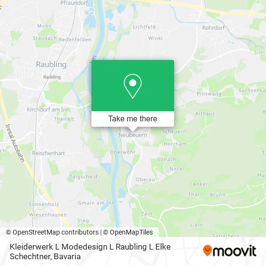 Карта Kleiderwerk L Modedesign L Raubling L Elke Schechtner