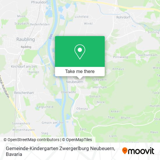 Gemeinde-Kindergarten Zwergerlburg Neubeuern map