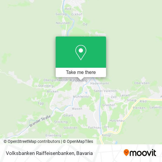 Volksbanken Raiffeisenbanken map
