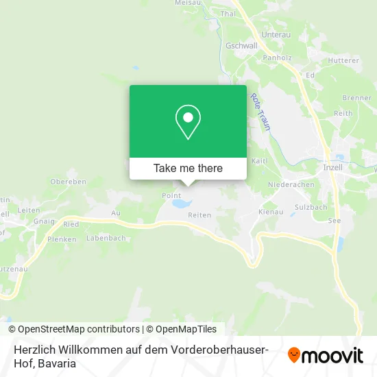 Карта Herzlich Willkommen auf dem Vorderoberhauser-Hof