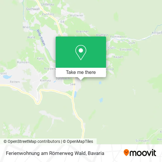Карта Ferienwohnung am Römerweg Wald