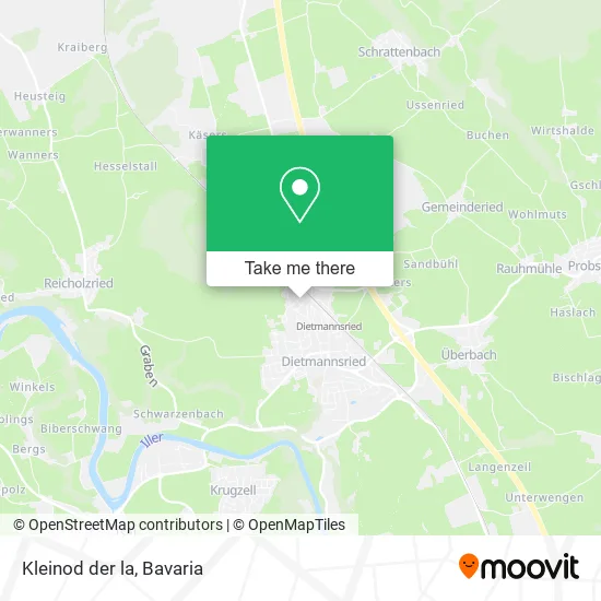 Карта Kleinod der la