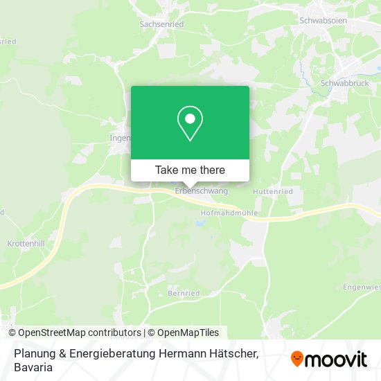 Planung & Energieberatung Hermann Hätscher map