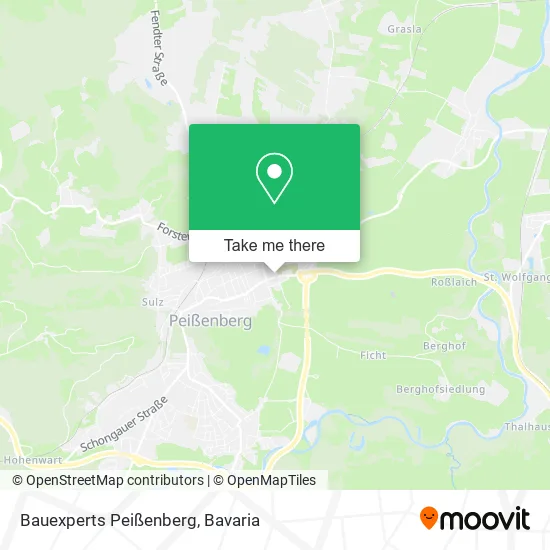 Карта Bauexperts Peißenberg