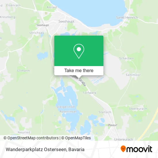 Карта Wanderparkplatz Osterseen
