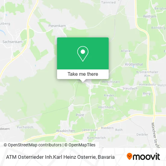 Карта ATM Osterrieder Inh.Karl Heinz Osterrie